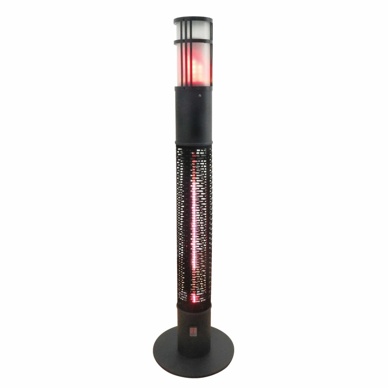 Westinghouse Infrared Electric Outdoor Heater Portable With Gold Tube and Flame